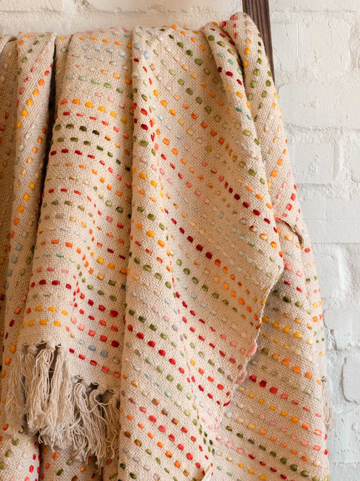 Handwoven Confetti Throw Blanket