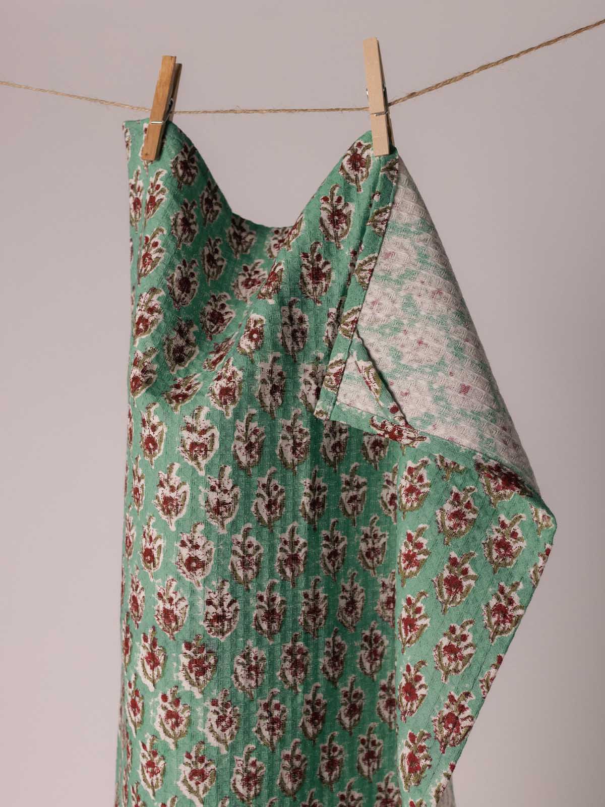 Cottage Rose Tea Towel