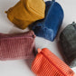 Velvet Quilted Cosmetic Bag