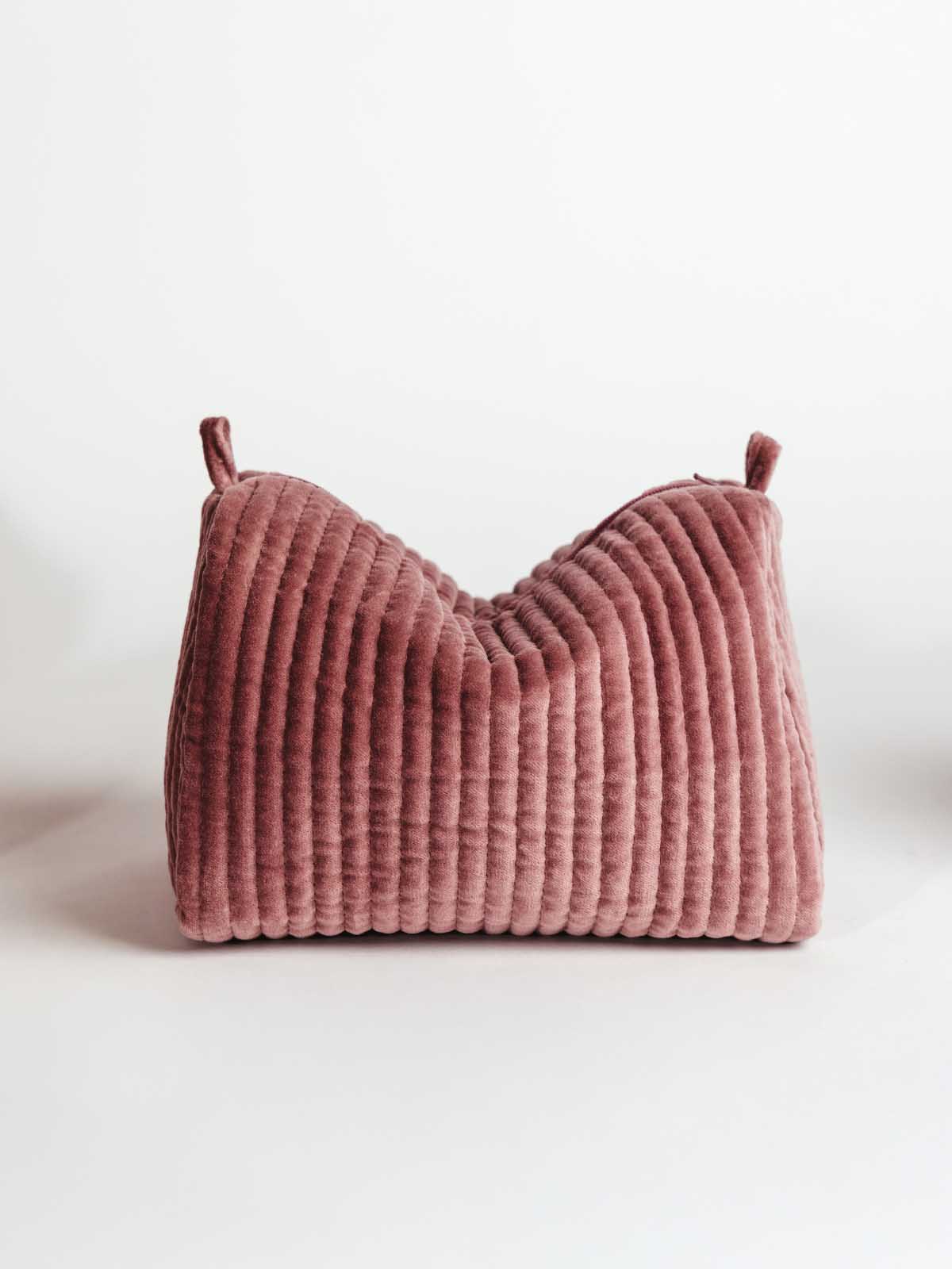 Velvet Quilted Cosmetic Bag