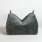 Velvet Quilted Cosmetic Bag