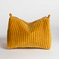 Velvet Quilted Cosmetic Bag