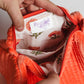 Velvet Quilted Cosmetic Bag