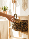 Evergreen Handwoven Small Storage Basket