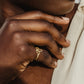 Brass Lotus Ring