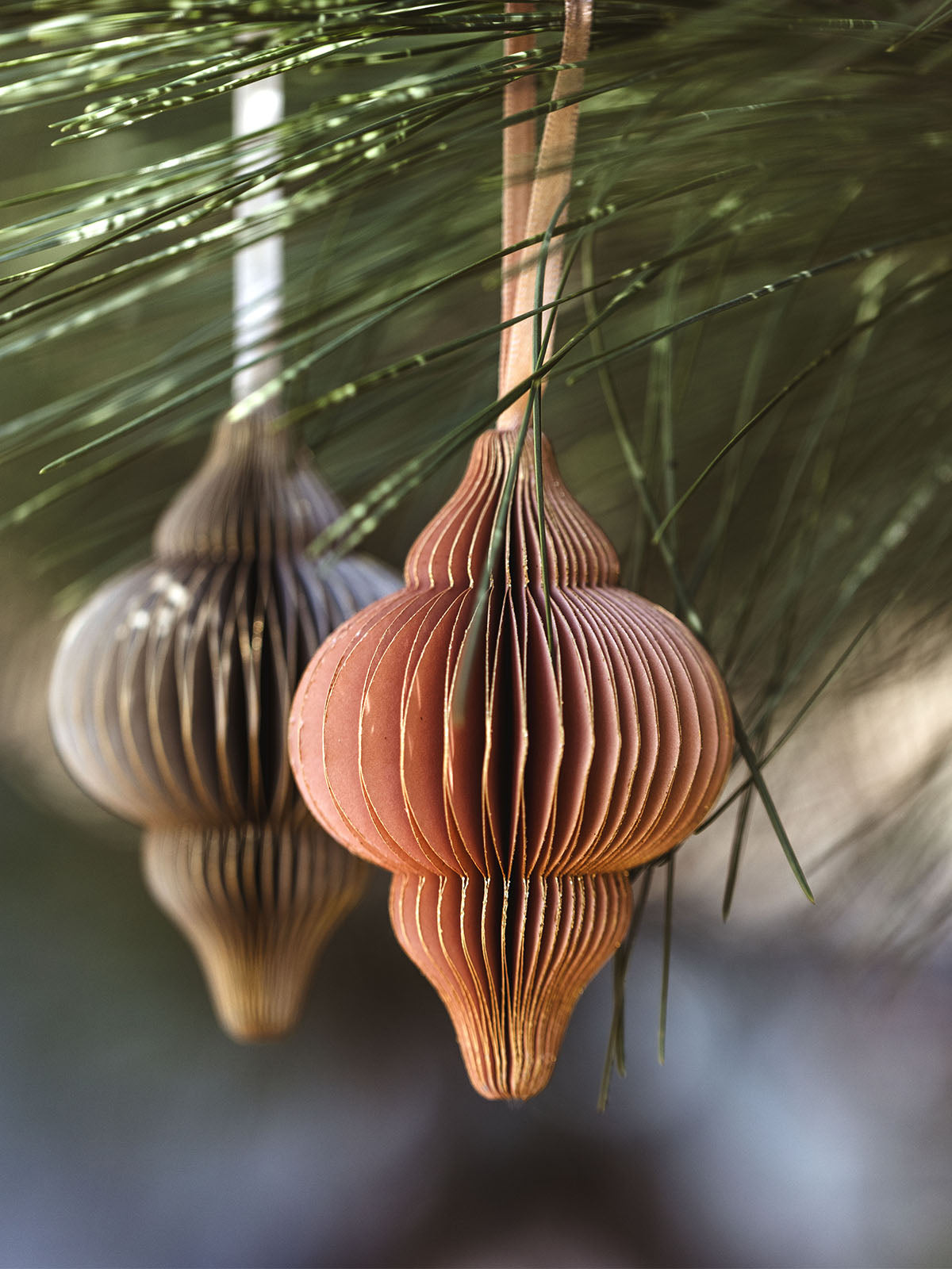 Paper Honeycomb Tiered Ornaments