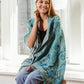 Woven Embroidered Wool Wrap