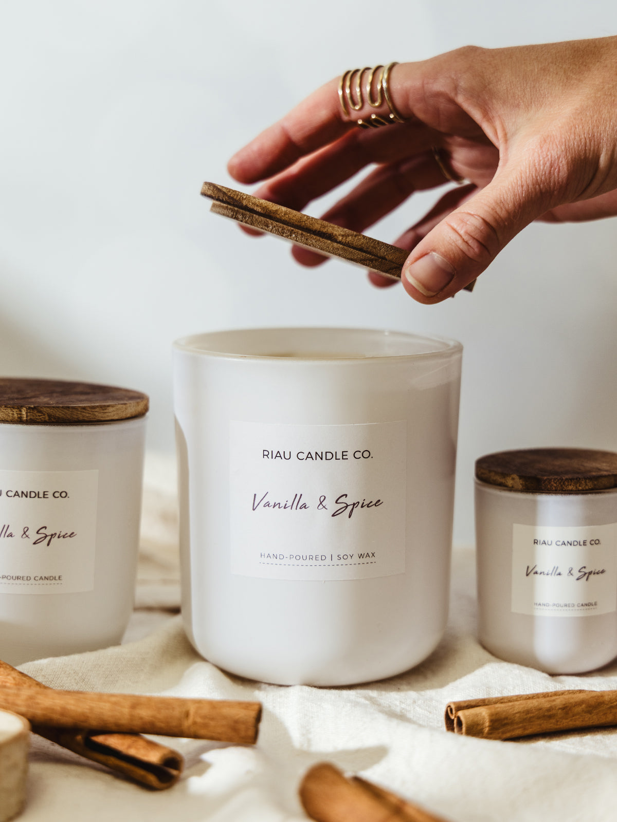 Vanilla Spice Hand-Poured Soy Candle