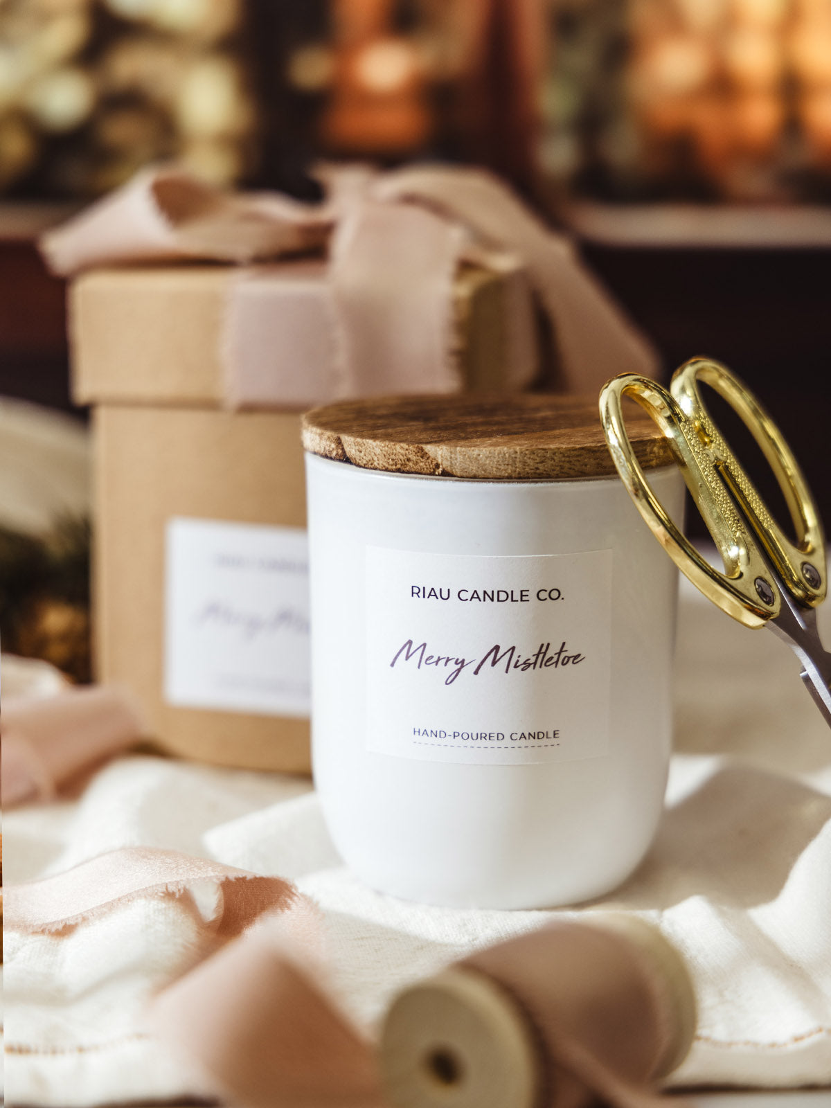 Merry Mistletoe Hand-Poured Soy Candle