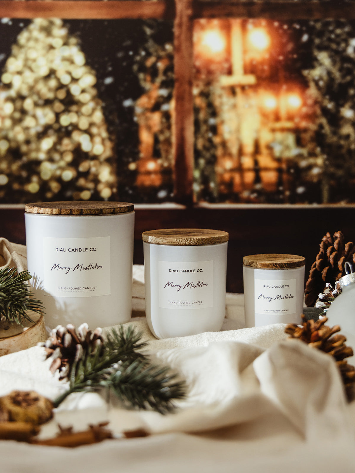Merry Mistletoe Hand-Poured Soy Candle