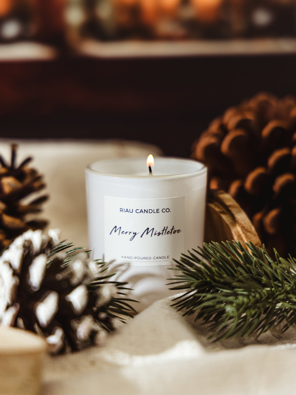Merry Mistletoe Hand-Poured Soy Candle