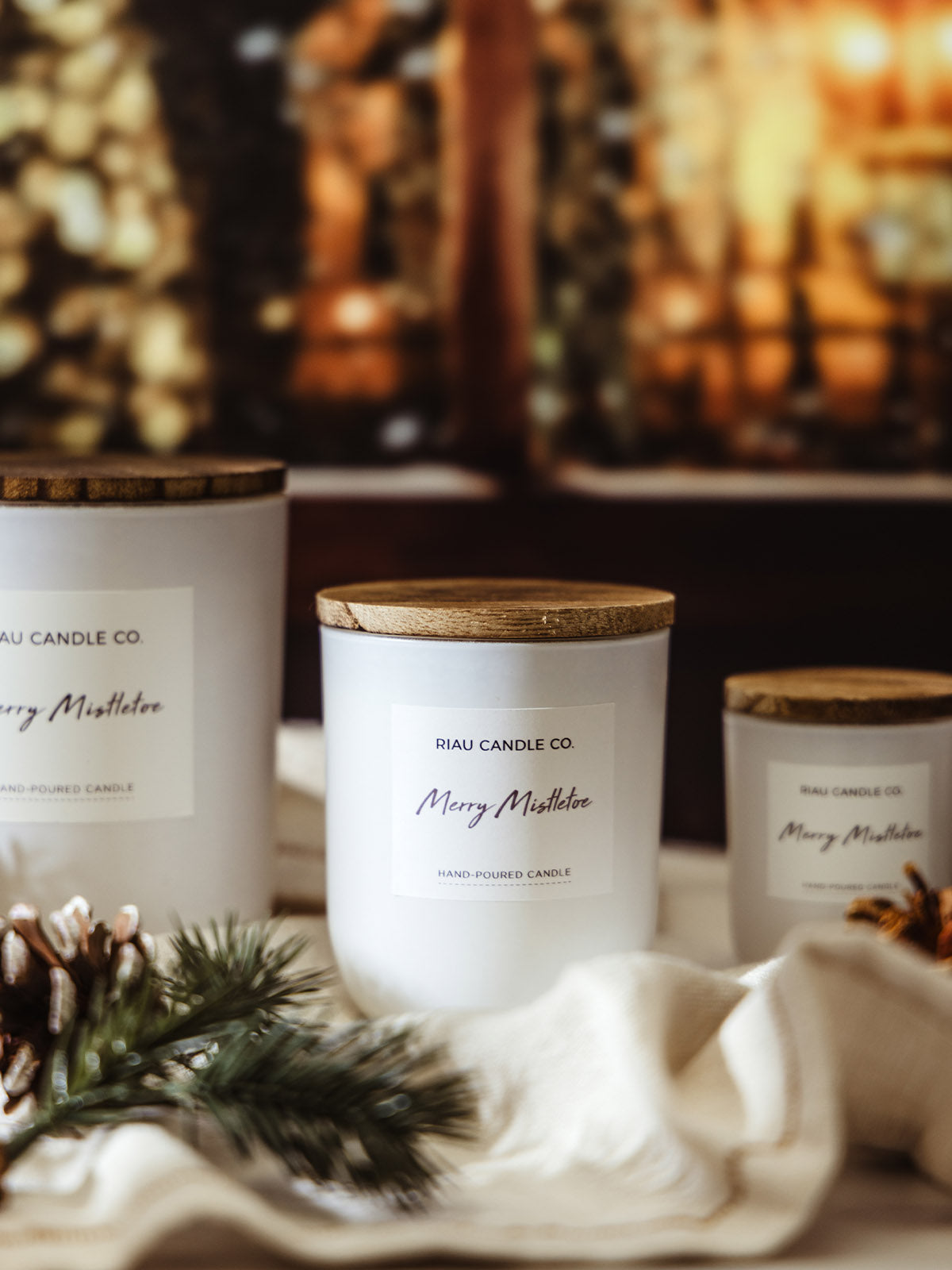 Merry Mistletoe Hand-Poured Soy Candle