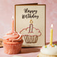 "Birthday Cupcake" Handmade Birthday Card Set