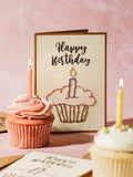 "Birthday Cupcake" Handmade Birthday Card Set