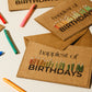 "Happiest of Birthdays" Handmade Birthday Card Set