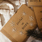 Embroidered Christmas Card Set of 4, Assorted