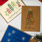 Embroidered Christmas Card Set of 10, Assorted
