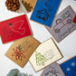 Embroidered Christmas Card Set of 10, Assorted