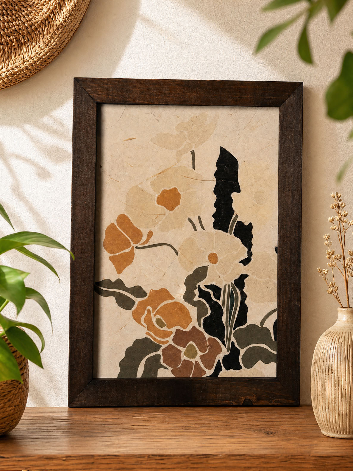 Rooted & Blooming Framed Floral Wall Art (Left & Right)