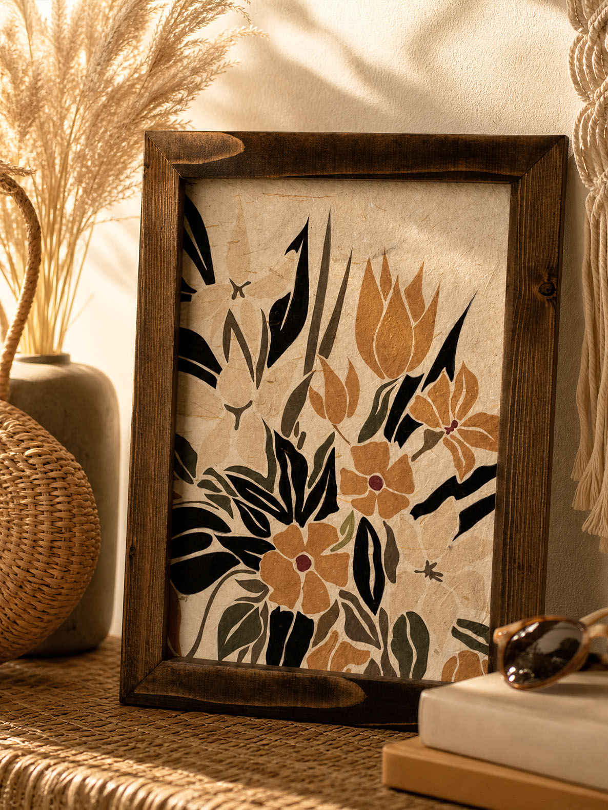 Rooted & Blooming Framed Floral Wall Art (Left & Right)