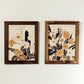 Rooted & Blooming Framed Floral Wall Art (Left & Right)