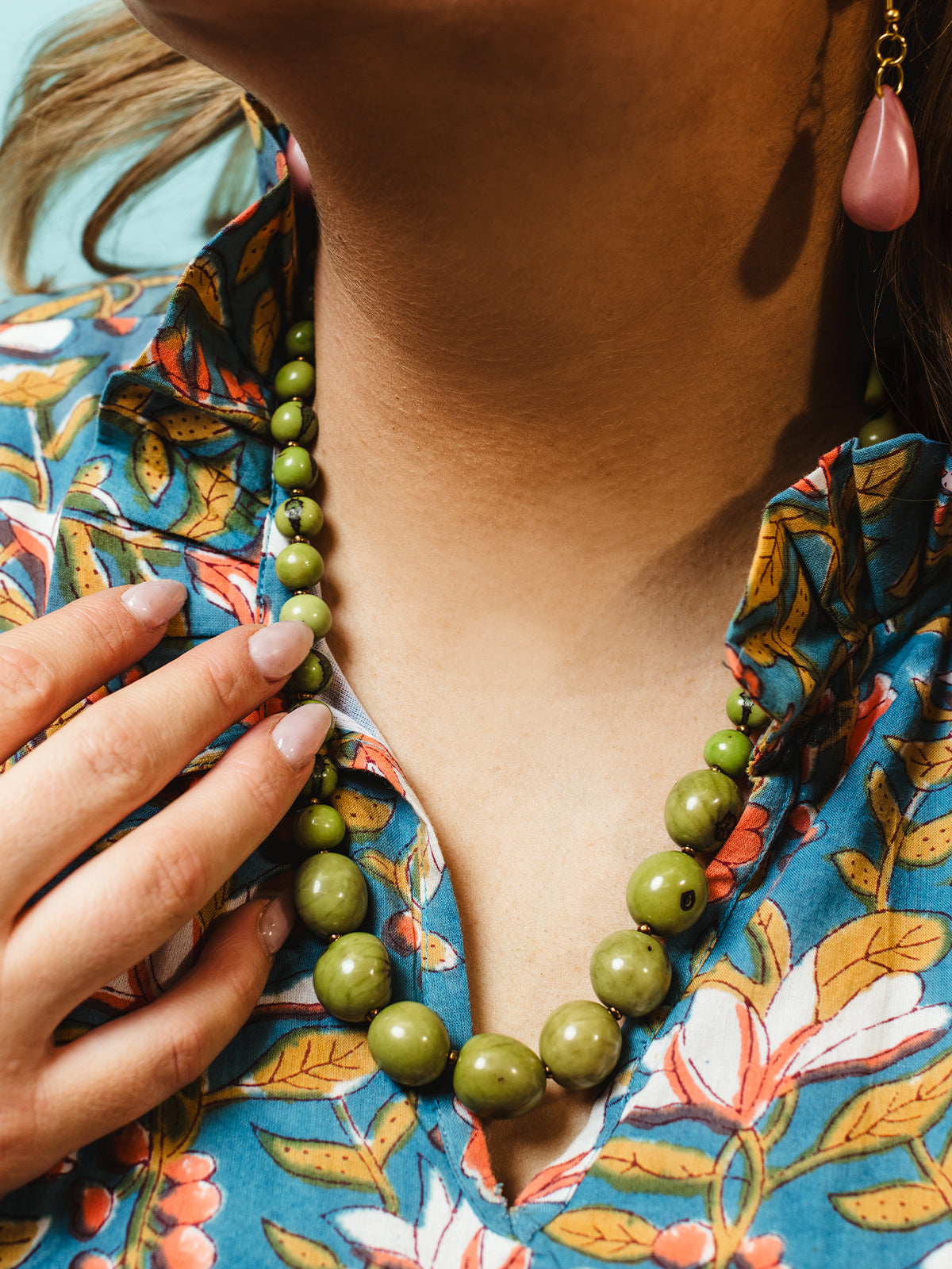 Long Beaded Necklace