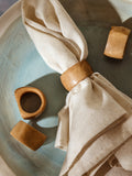 Handmade Tagua Seed Napkin Rings (Set of 4)