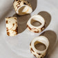 Handmade Tagua Seed Napkin Rings (Set of 4)