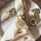 Handmade Tagua Seed Napkin Rings (Set of 4)