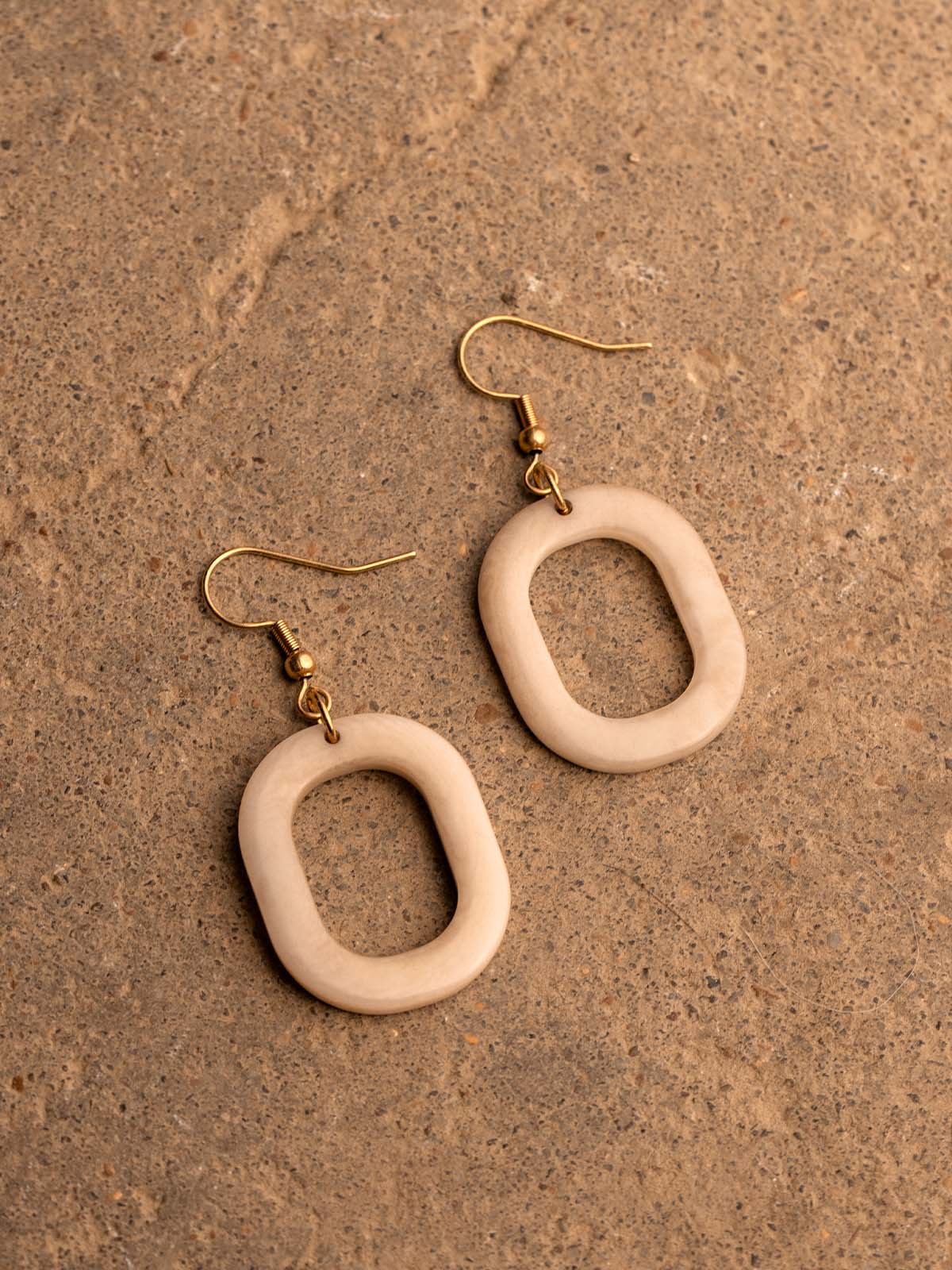 Geometric Circle Earrings