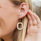 Geometric Circle Earrings