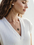 Robin Hexagon Necklace