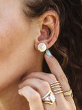 Shine Circle Studs