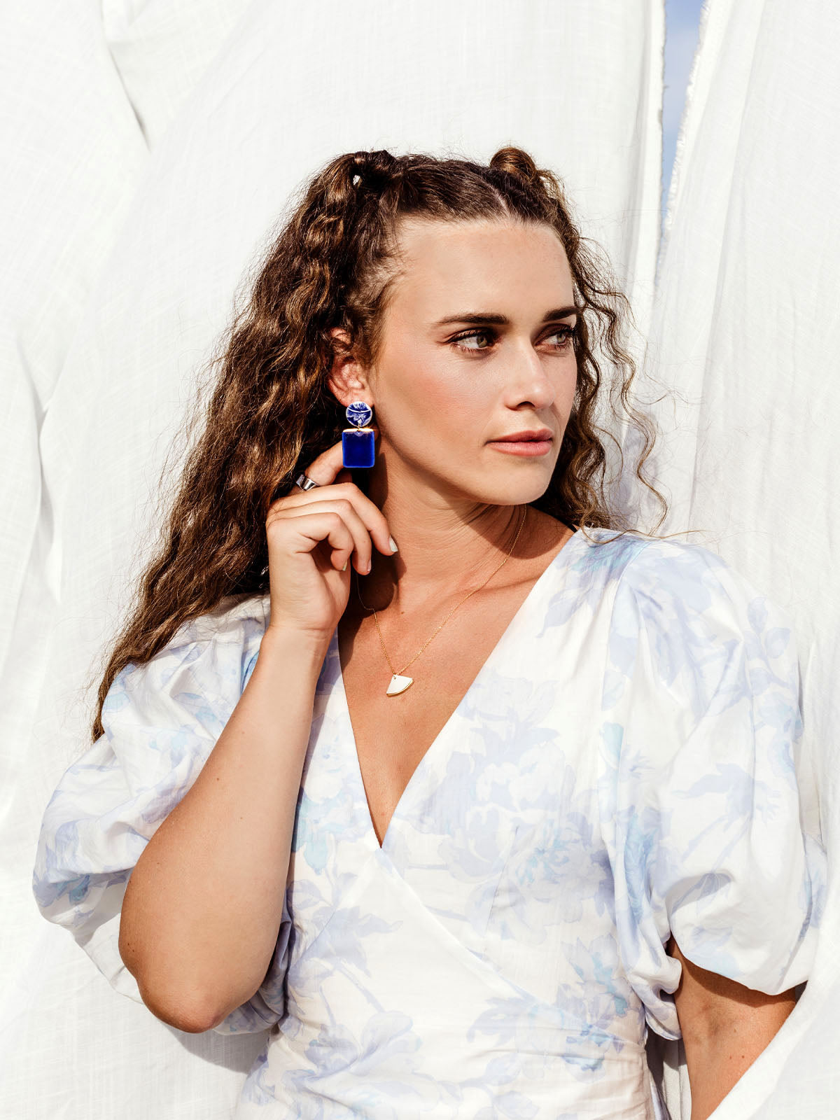 Flourish Porcelain Earrings
