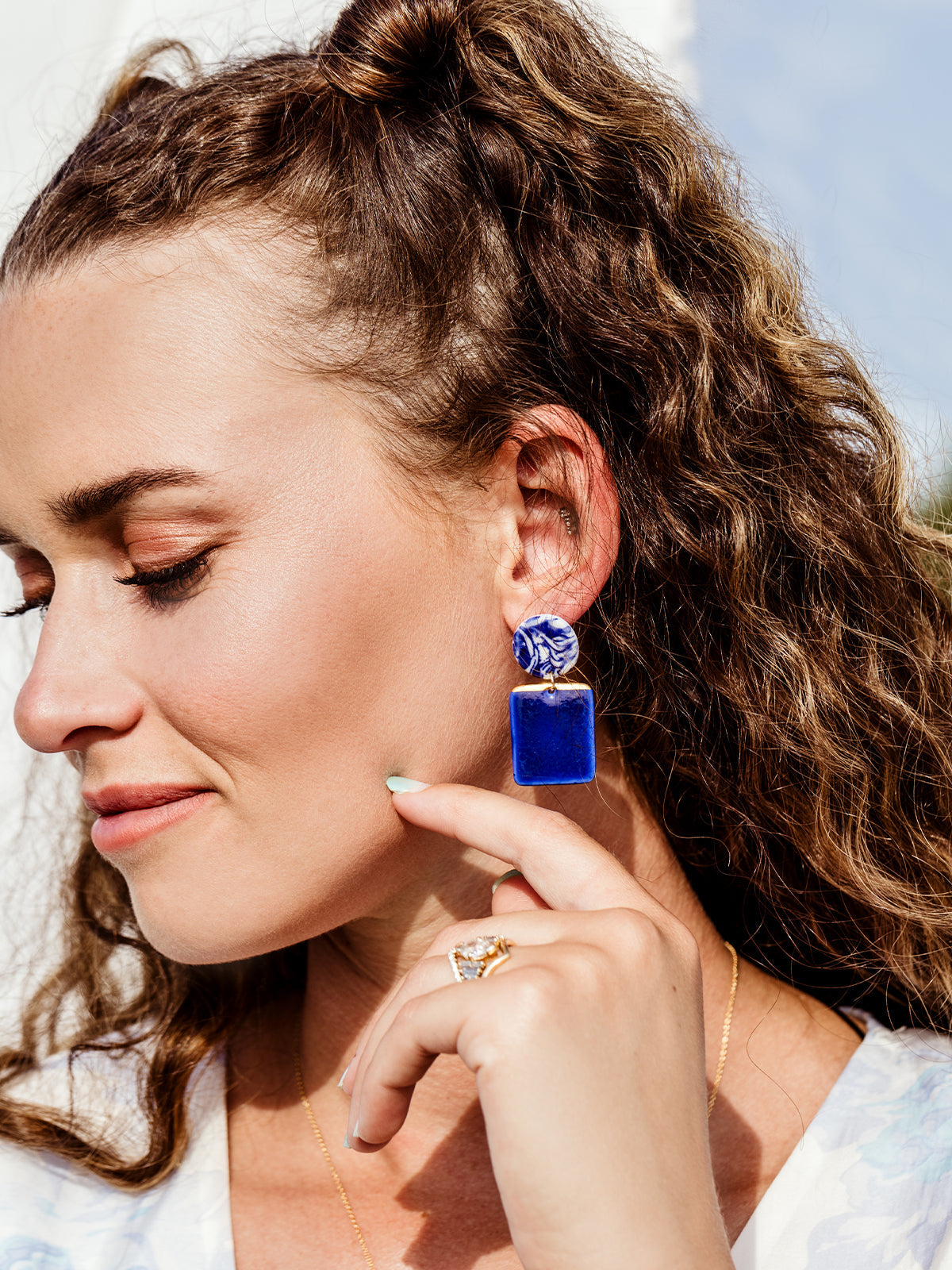 Flourish Porcelain Earrings