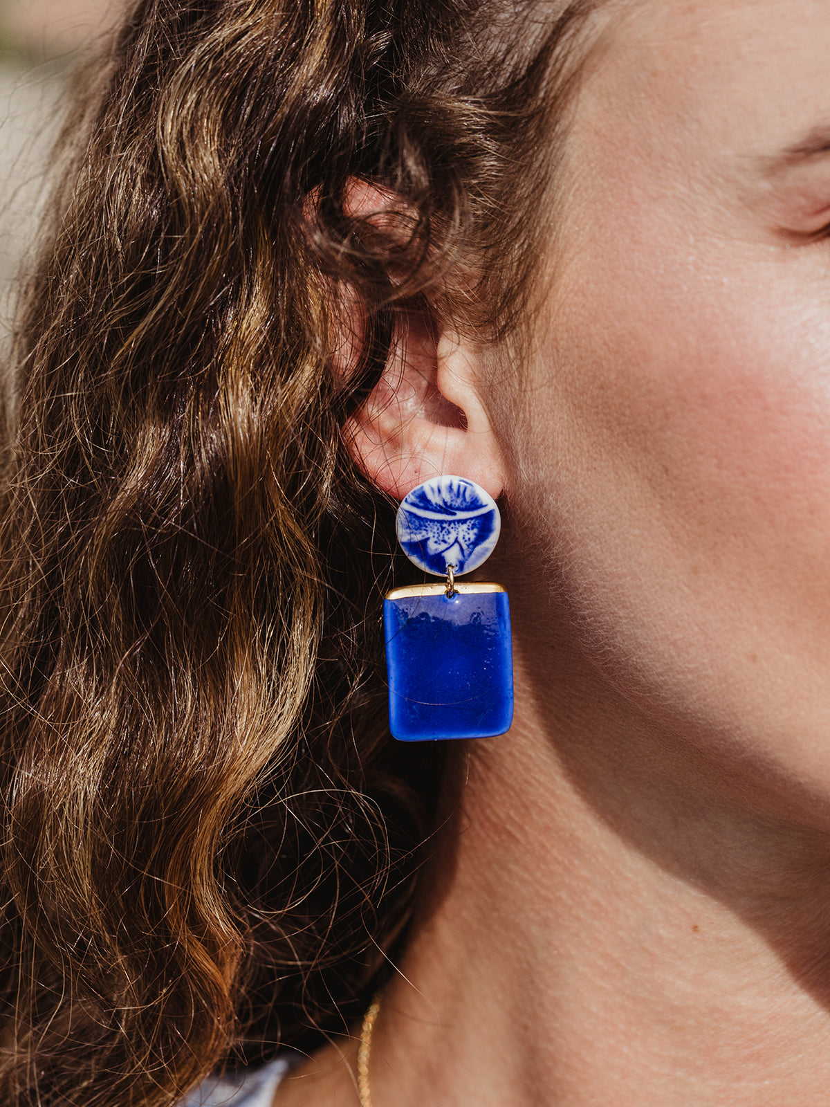 Flourish Porcelain Earrings