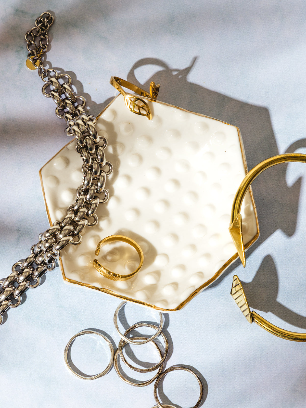 Hexagon Jewelry Dish