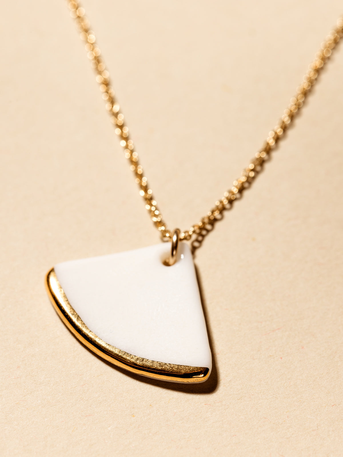 Fan Pendant Necklace
