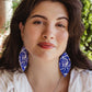 Something Blue Statement Earrings
