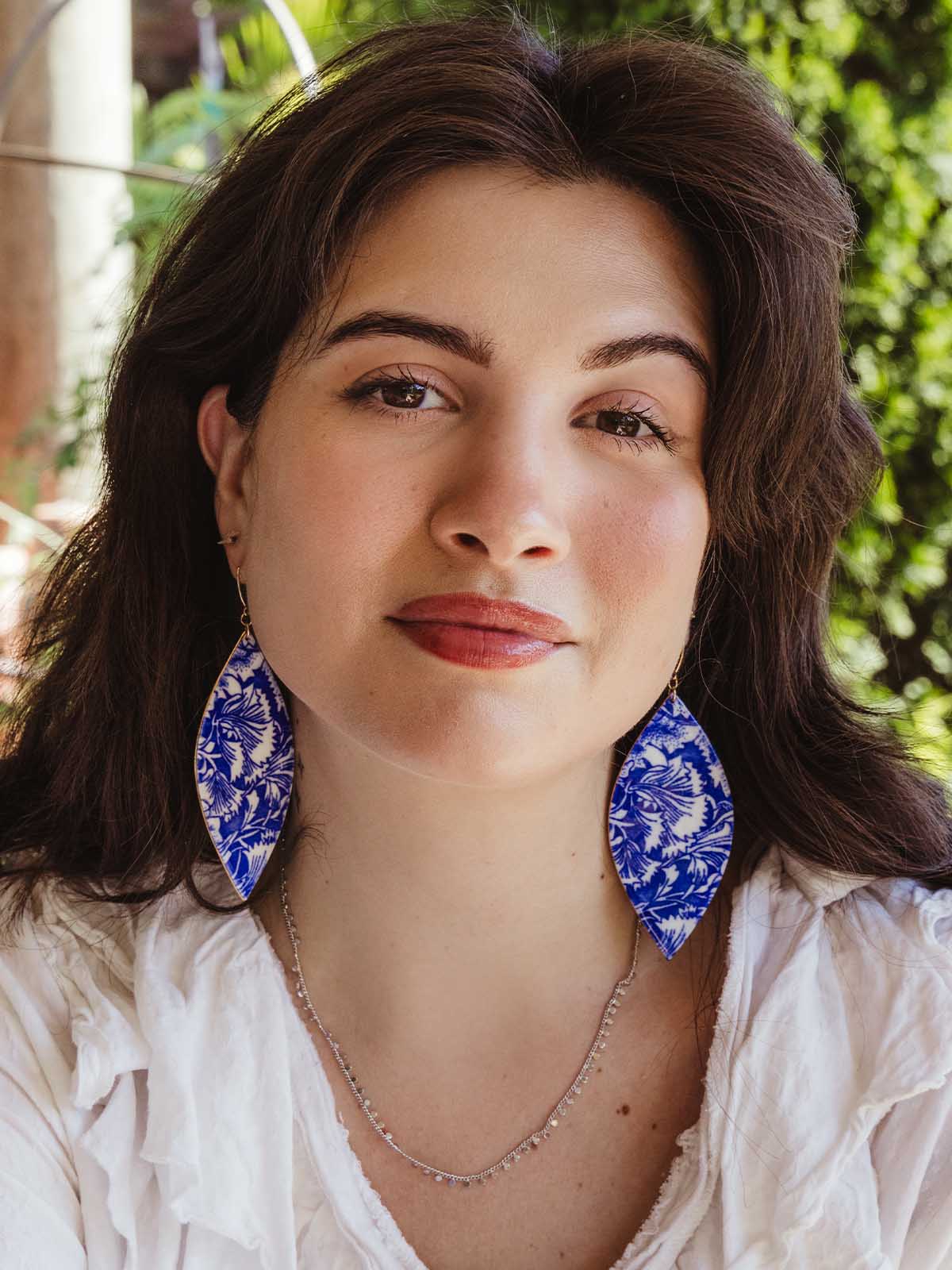 Something Blue Statement Earrings
