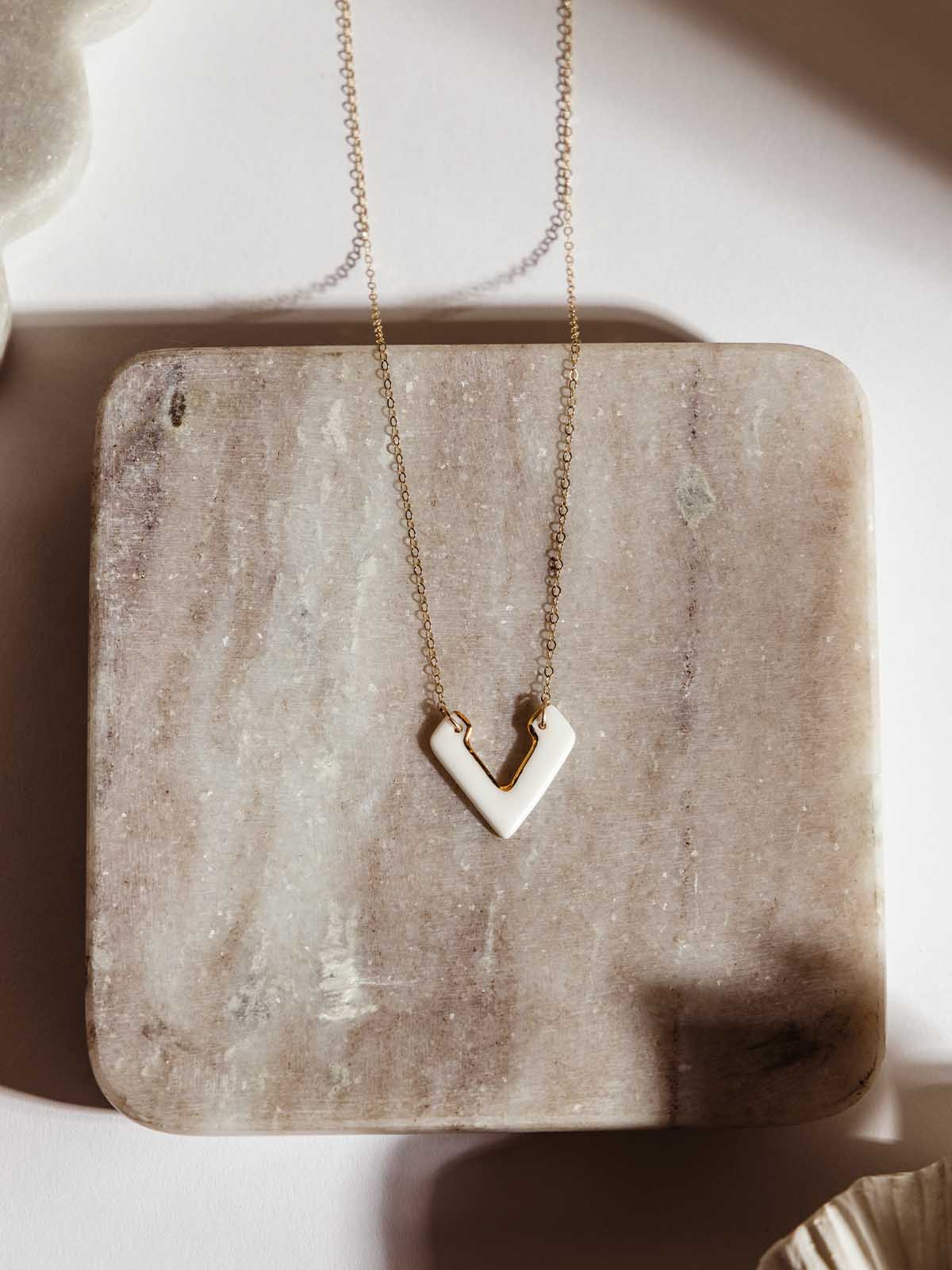Diana Gold Pendant Necklace