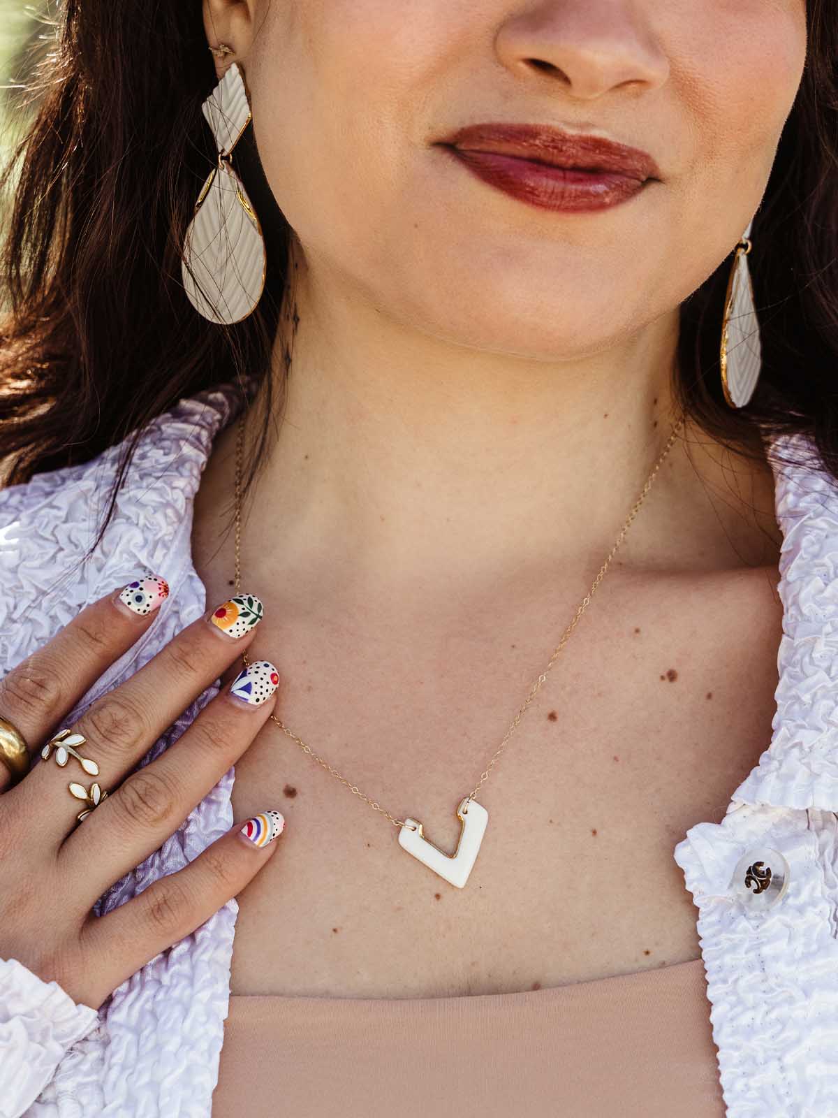 Diana Gold Pendant Necklace