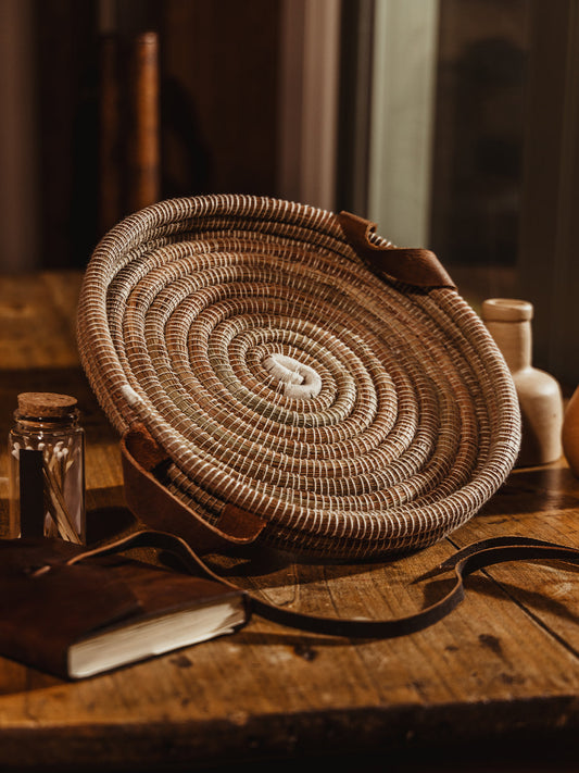 Woven Coffee Table Tray