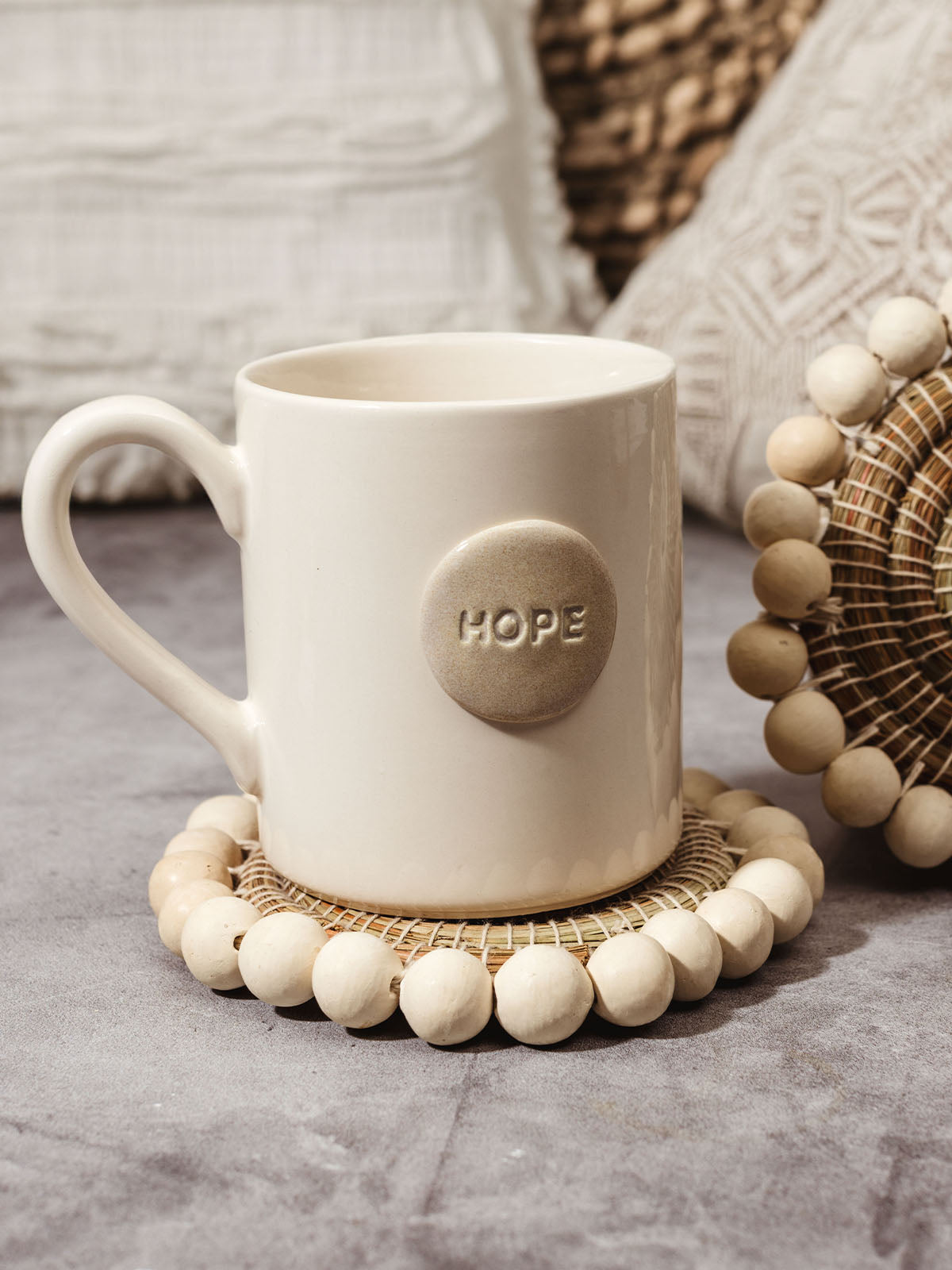 Beaded Coaster Set (Set of 2)