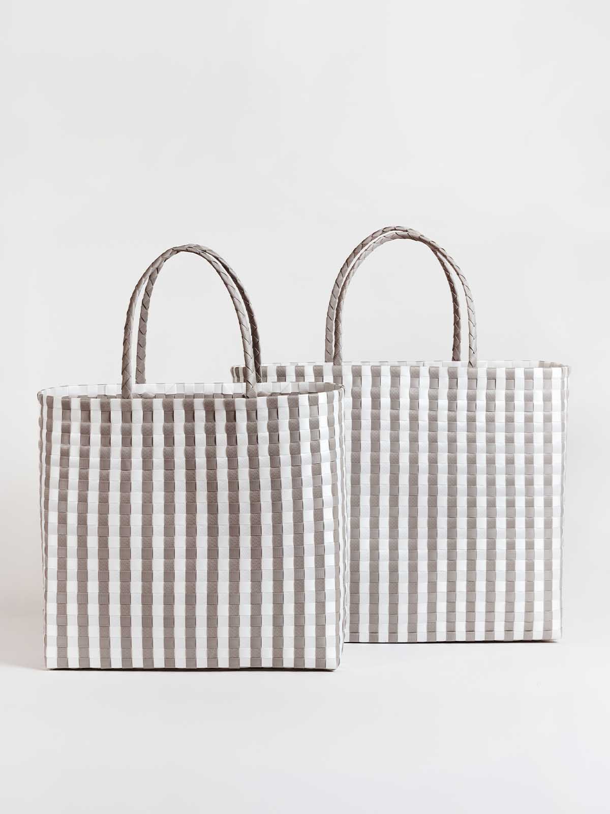 Upcycled Woven Beach Tote (Large or XLarge)