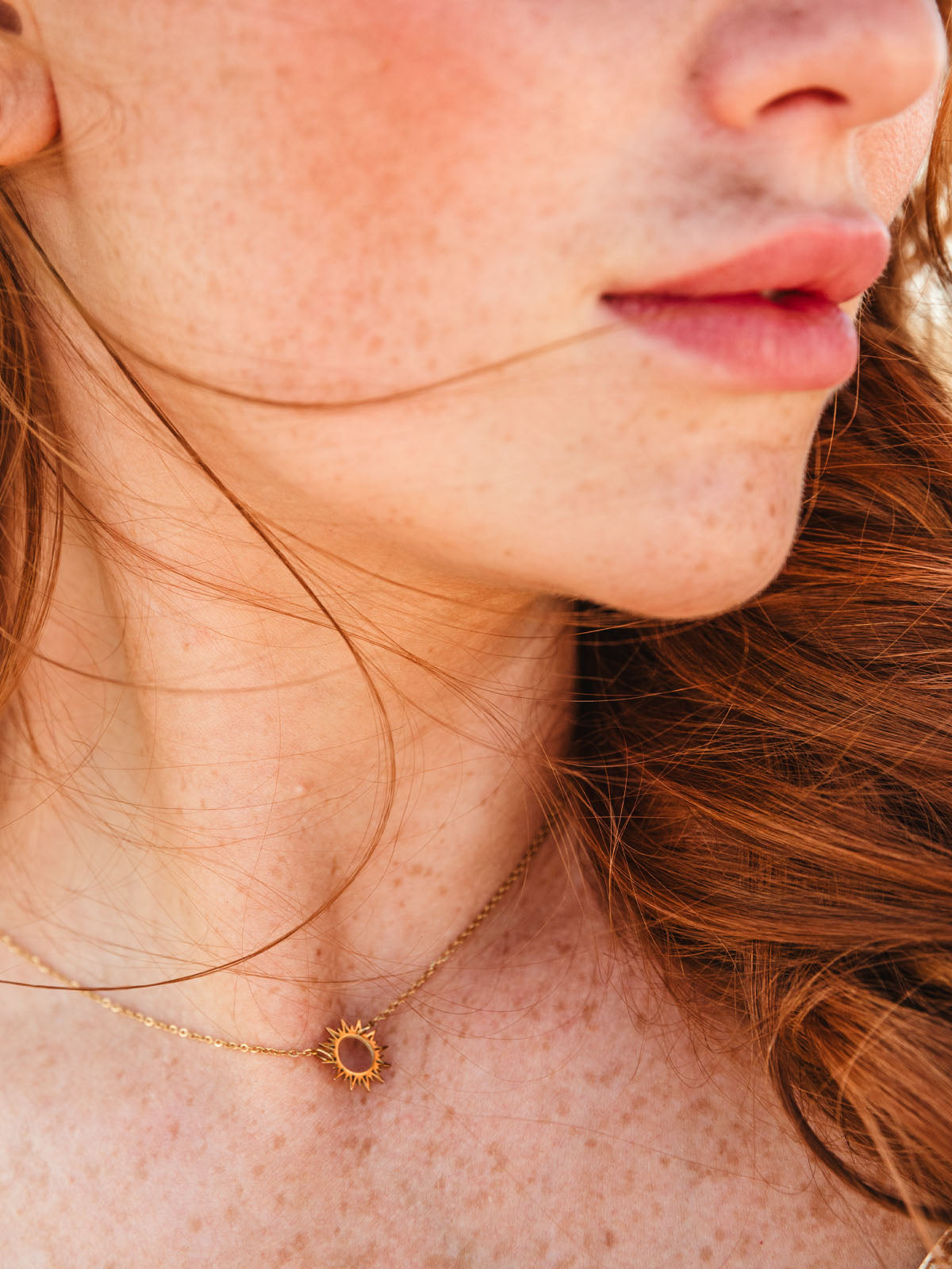 Mallory Sun Chain Pendant