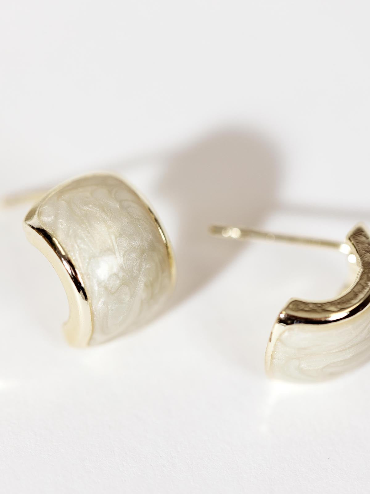 Ripple Huggie Earrings