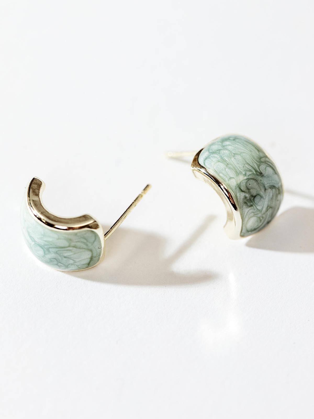 Ripple Huggie Earrings