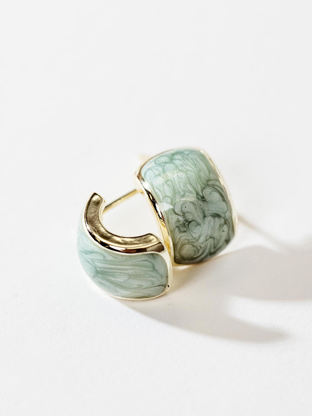 Ripple Huggie Earrings