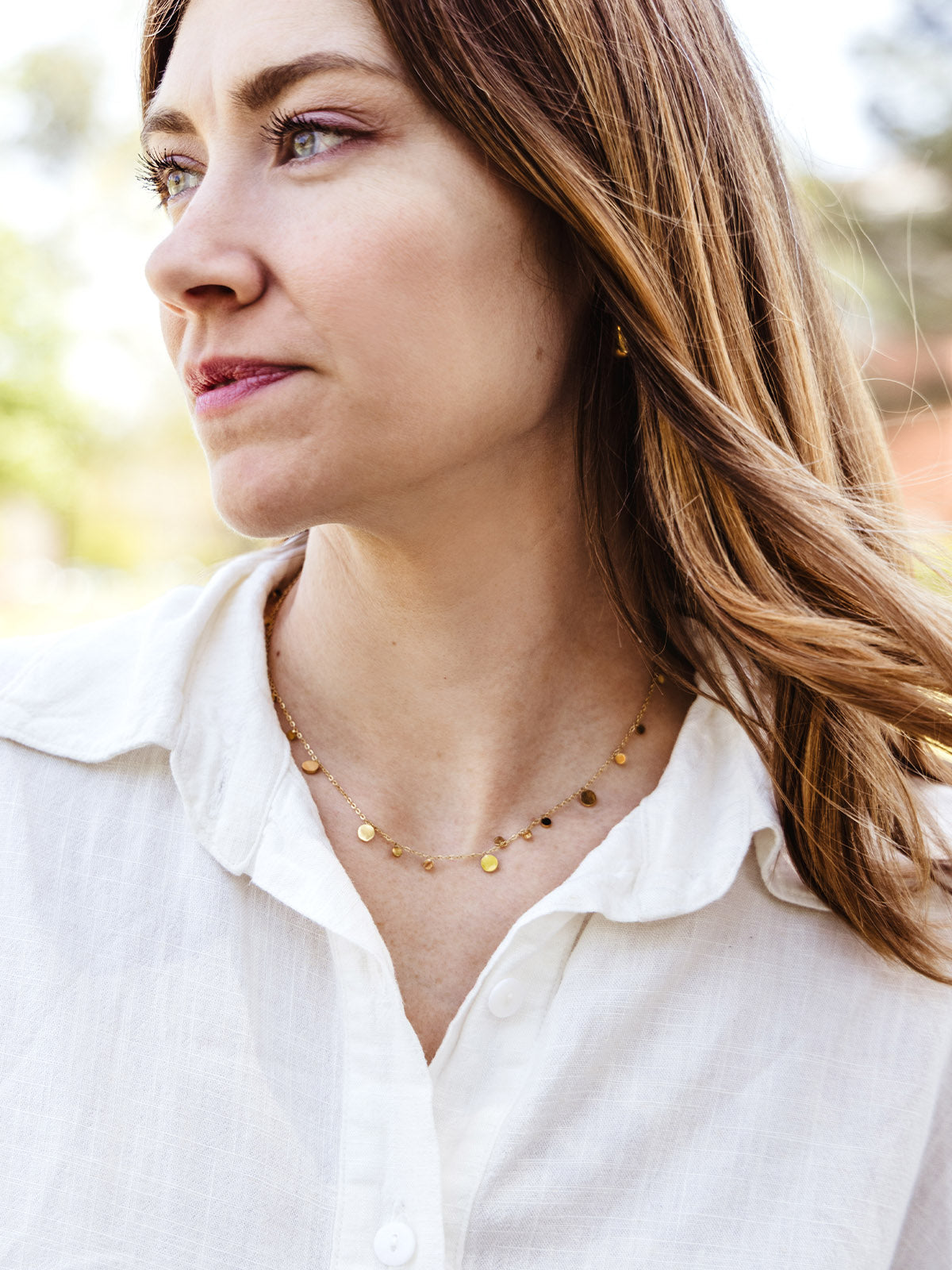 Confetti Gold Necklace